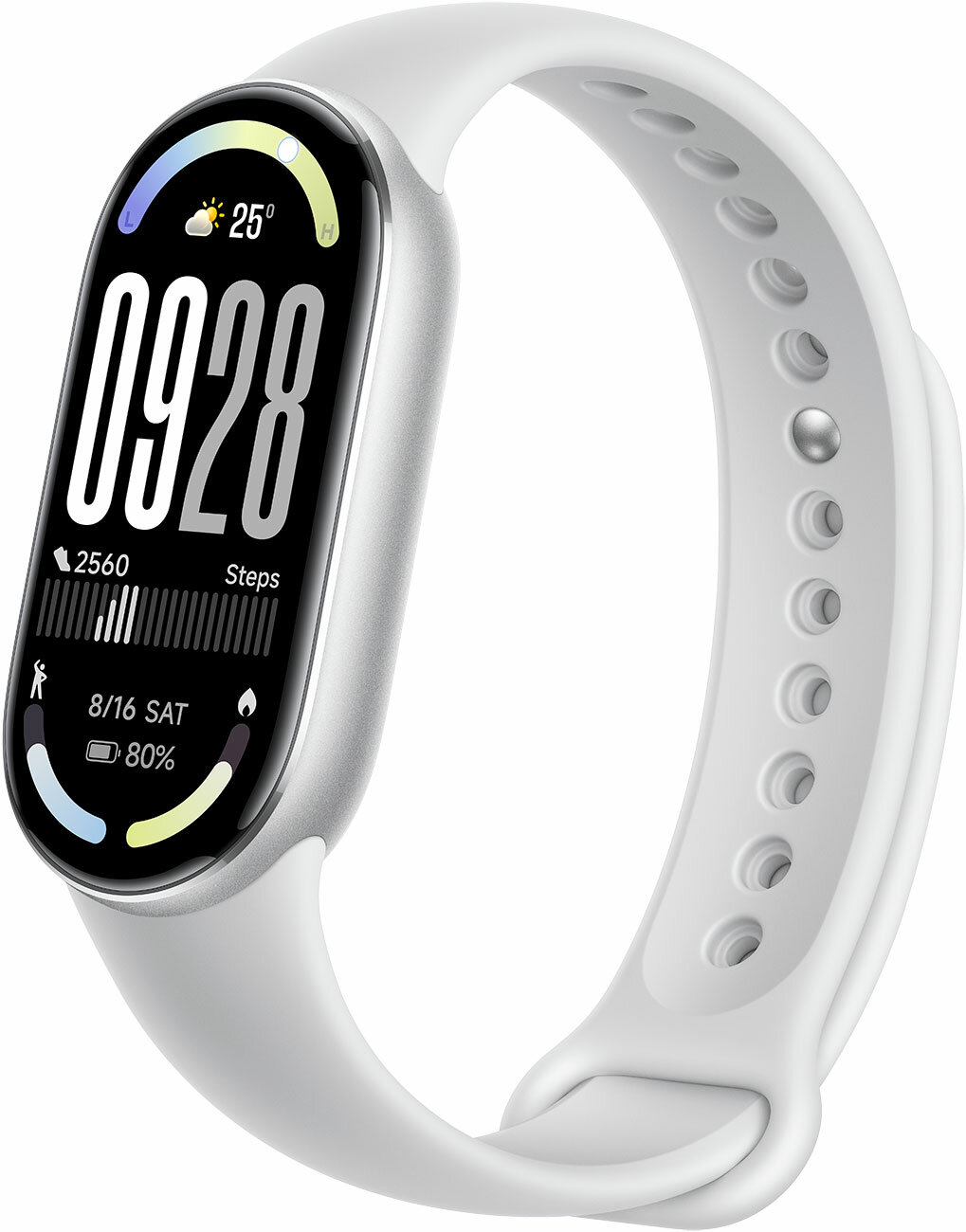 Фитнес-браслет Xiaomi Smart Band 10 Glacier Silver — фото 1
