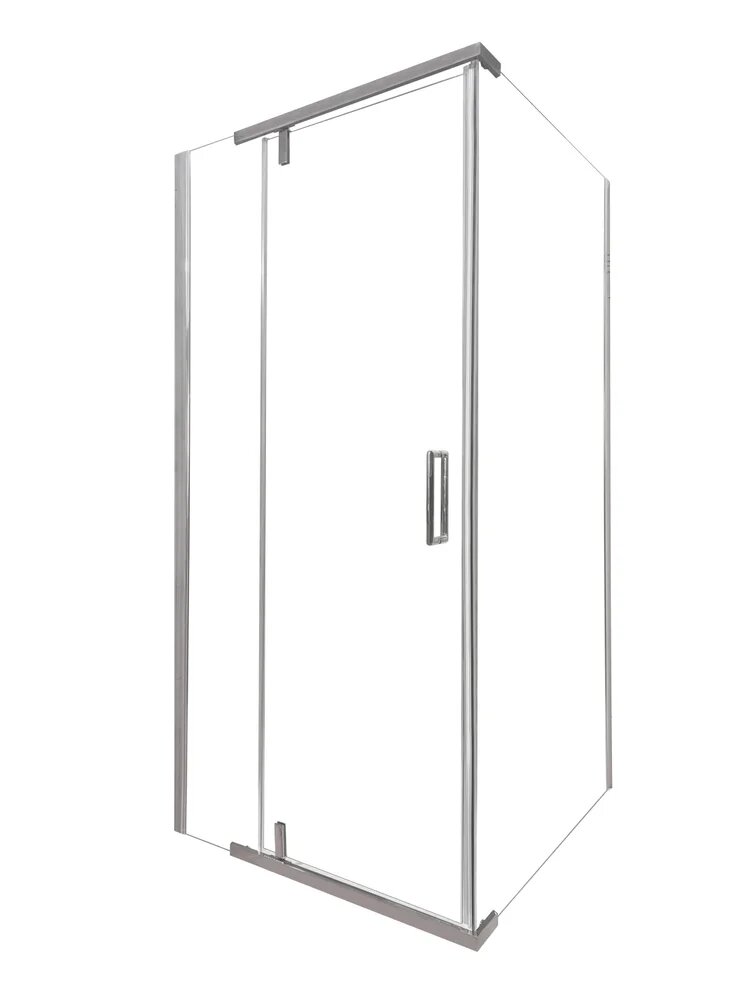 Душевой уголок Olive'S Viar VR-100CS-SW-C без поддона стеклянный 100x100 с распашными дверями квадратный испанский