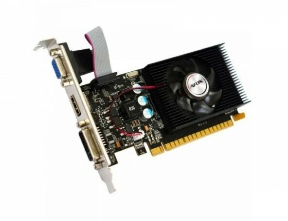 Видеокарта Afox NVIDIA GT 610 810 1024 1333 64 RTL [AF610-1024D3L7-V6] - фото №4