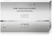 Crescina Follicular Islands 1700 Лосьон для стимуляции роста волос д. женщин №10 + Лосьон против выпадения волос №10