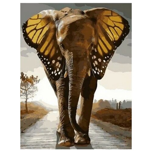 фото Картина по номерам крылья бабочки, 40x50 см. paintboy