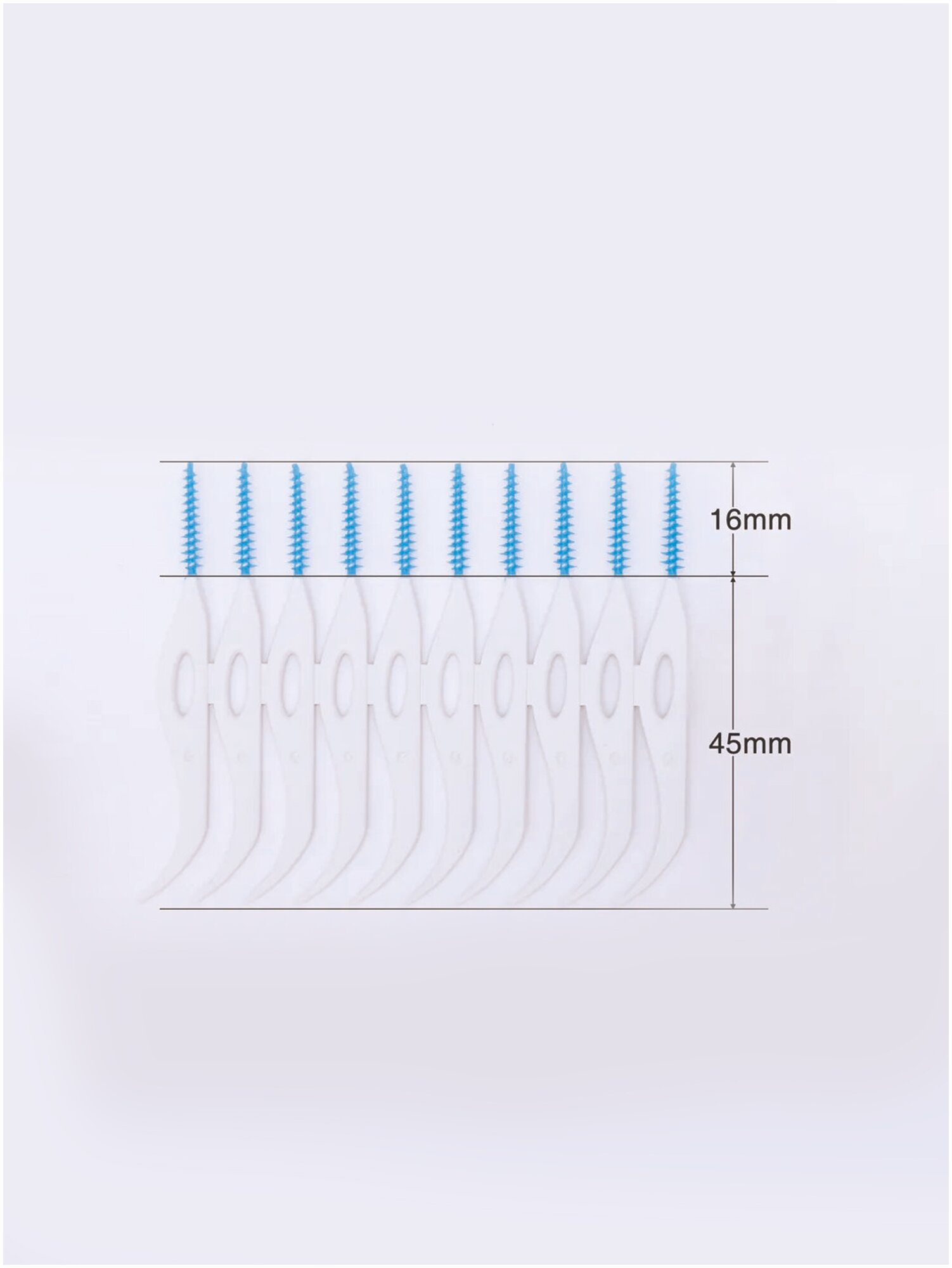 Межзубные ёршики очищающие для зубов и брекет-систем / Силиконовые ершики для чувствительных зубов и десен