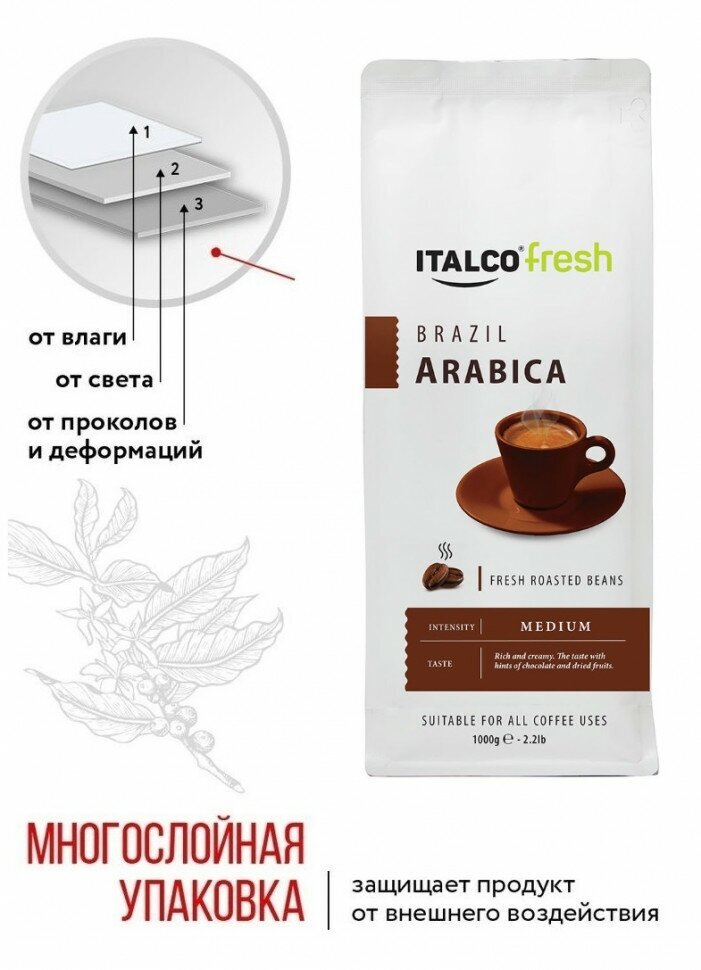 Кофе в зернах Italco - фото №7