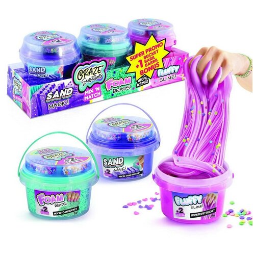 фото Набор слаймов canal toys mix & match craze sensations невероятные эффекты 3 готовых слайма