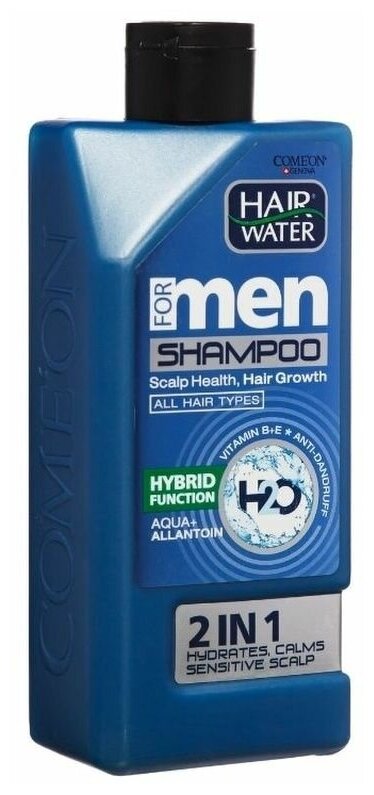 Шампунь для увлажнения и роста волос COMEON Hair Water 2 в 1, 410 мл