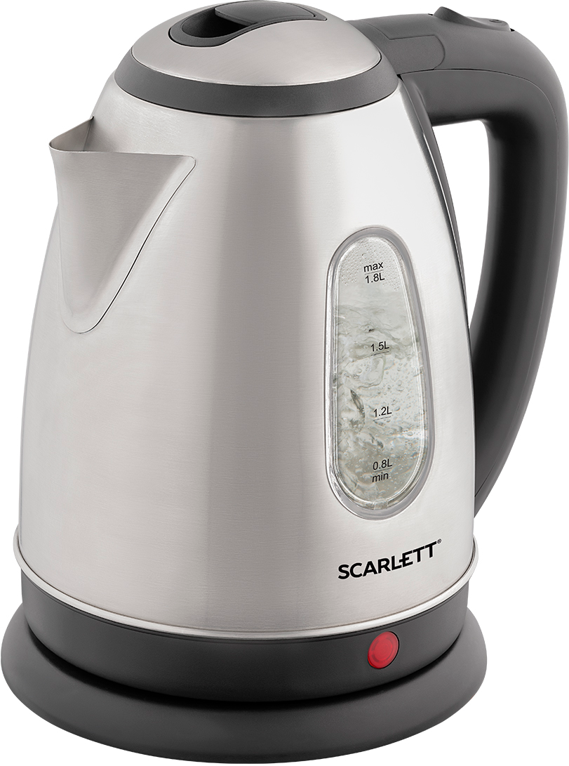 Scarlett Чайник Scarlett SC-EK21S88, электрический, серебристый (2200Вт, 1.8л) (ret)