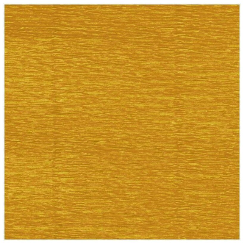 Бумага крепированная флористическая ArtSpace, 50*250см, 110г/м2, желтая, в пакете (арт. 312139)