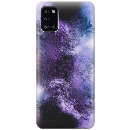 фото Re:pa накладка transparent для samsung galaxy a31 с принтом "космическое свечение"