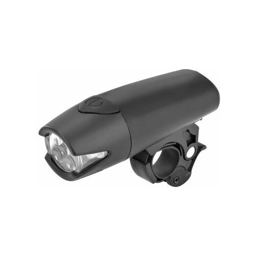 фото Фонарь велосипедный jy-840-2, передний (ручной), 5 светодиодов, 2 режима, чёрный, 560085 stels