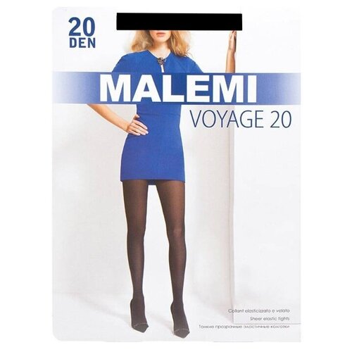 фото Колготки malemi voyage, 20 den, размер 4, черный