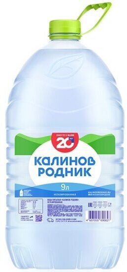 Вода питьевая Калинов Родник ПЭТ 9 л