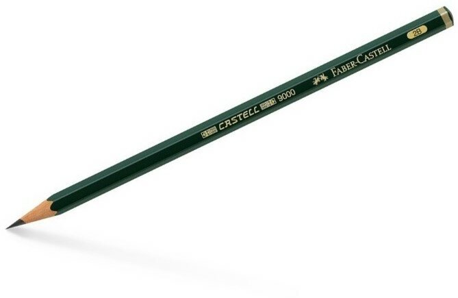 Faber-Castell Карандаш графитовый "Castell-9000" 2B