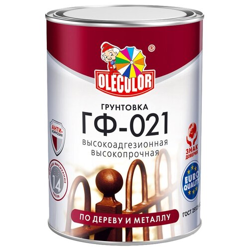 Грунтовка Olecolor ГФ-021 белый, 1 кг 4300009178 .