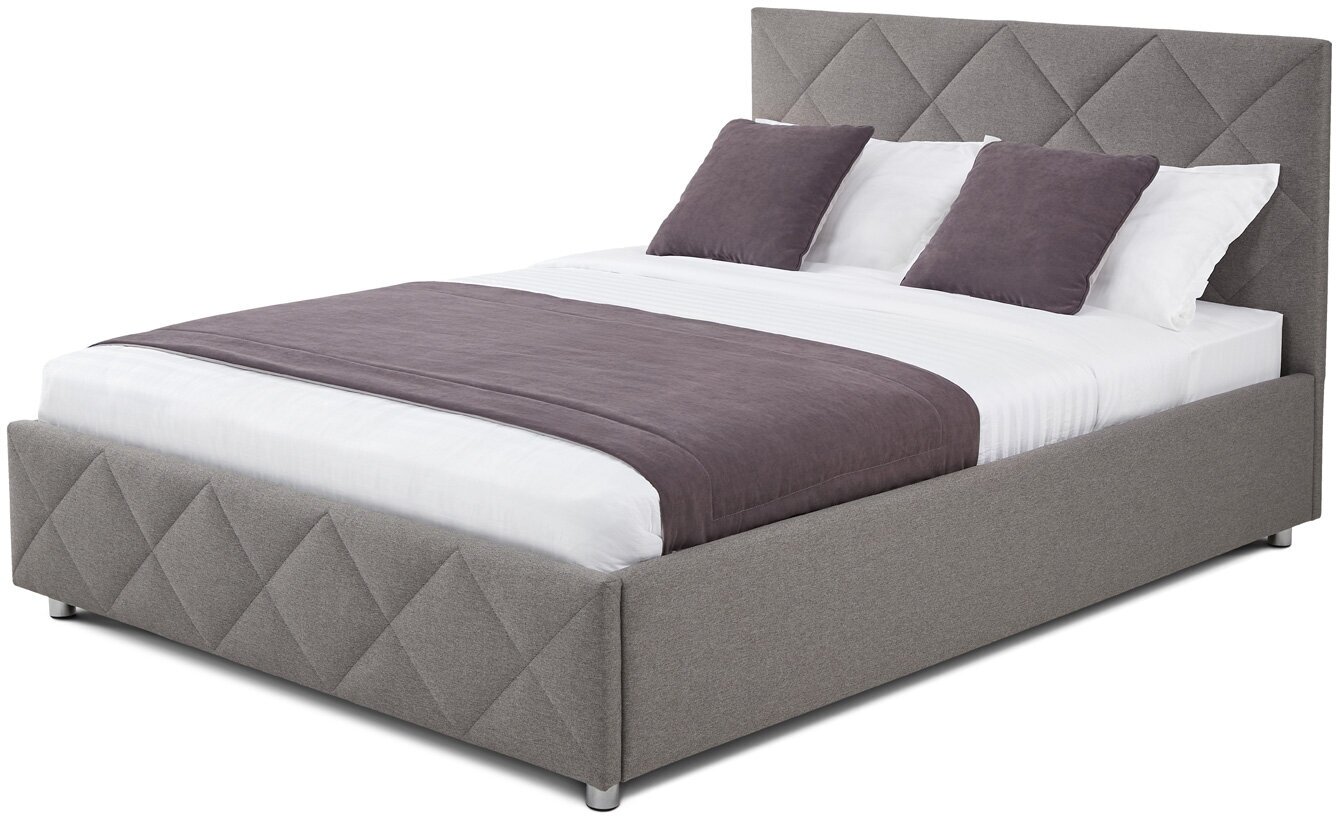 Кровать с подъёмным механизмом Hoff Nemi, 171х106х212, цвет серый