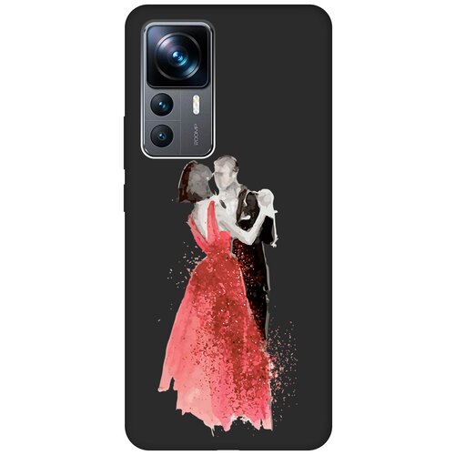 Матовый чехол Dancing Couple для Xiaomi 12T / 12T Pro / Сяоми 12Т / 12Т Про с 3D эффектом черный матовый чехол gagarin stickers для xiaomi 12t 12t pro сяоми 12т 12т про с 3d эффектом красный