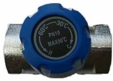 Трехходовойесительный клапан термостатический Tim TMV811-02 муфтовый (ВР) Ду 15 (1/2") Kvs 13
