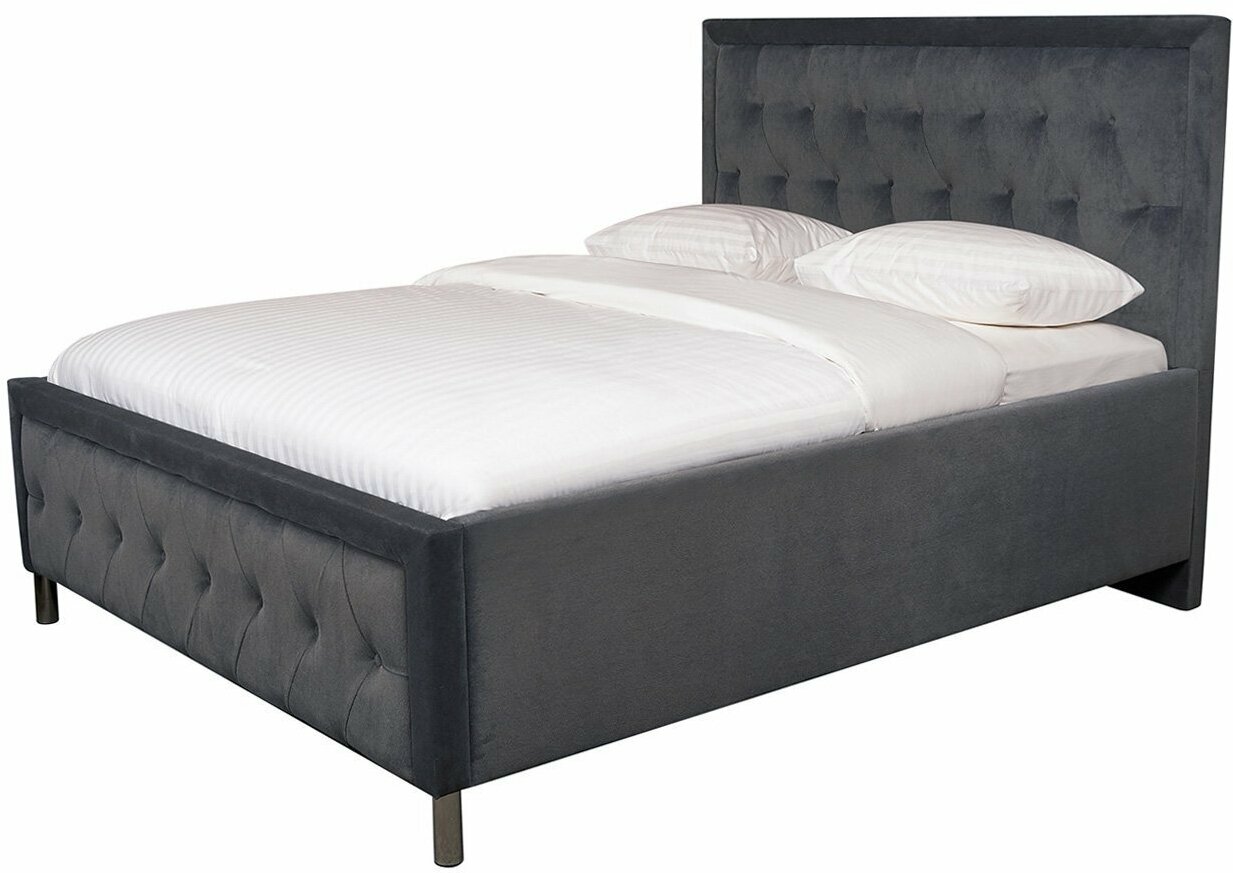 Кровать с подъёмным механизмом Hoff Тироль, 194,5х138х218, цвет серый