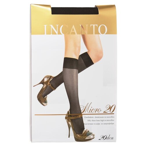фото Капроновые гольфы incanto micro 20, размер uni, nero
