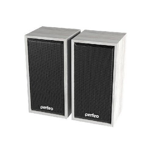 PERFEO (PF-A4389) CABINET, белый дуб perfeo колонки cabinet 2 0 2х3 вт rms usb pf 84 wd