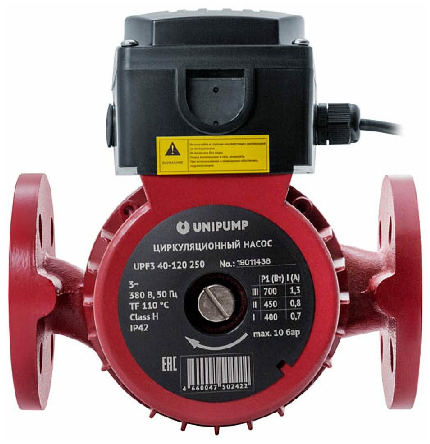 Циркуляционный насос UNIPUMP UPF3 40-120 250