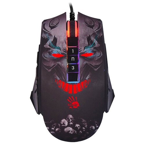 Мышь A4TECH Bloody P85s Skull игровая оптическая проводная USB рисунок p85s skull activated 275000₽