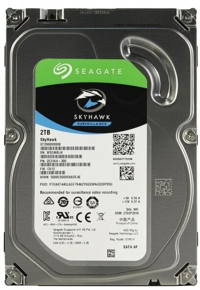 Жесткий диск Seagate 2E3164 2Tb 5900 SATAIII 3.5" HDD