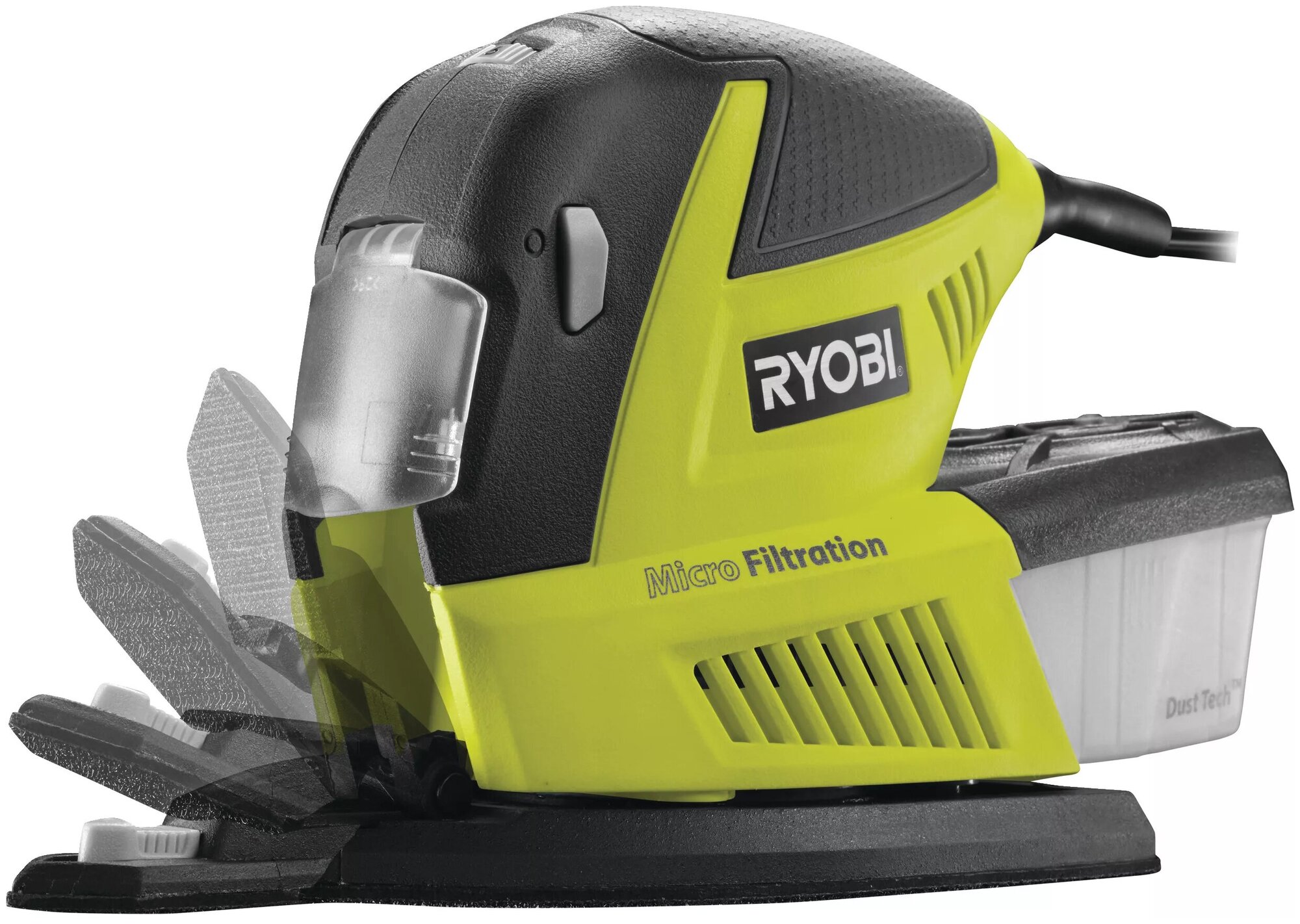 Дельташлифмашина RYOBI RMS170-G, 170 Вт - фотография № 1