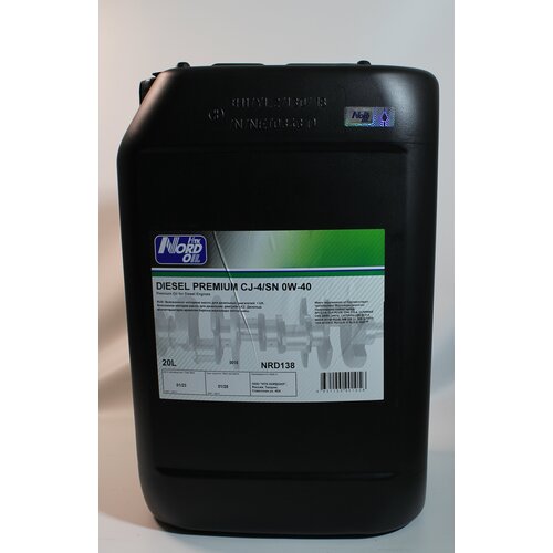Моторное масло NORD OIL Diesel Premium 0W-40 CJ-4/SN 20л