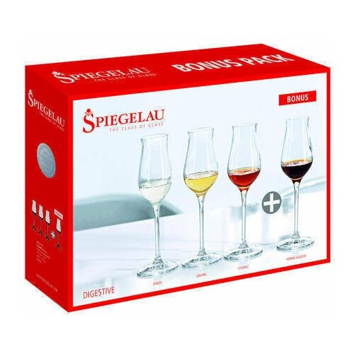 Набор бокалов Spiegelau для десертных напитков, 3+1