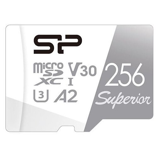 Флеш карта microSDXC Silicon Power 256GB SP256GBSTXDA2V20 Superior V30 A2 w/o adapter карта памяти microsdxc silicon power 256gb sp256gbstxda2v20sp superior adapter