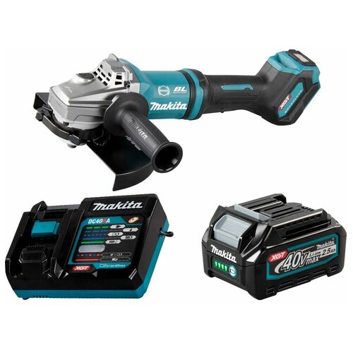 Шлифмашина угловая аккумуляторная 40В XGT 230мм Li-Ion 1x25Ач Makita GA038GD101 5259000₽