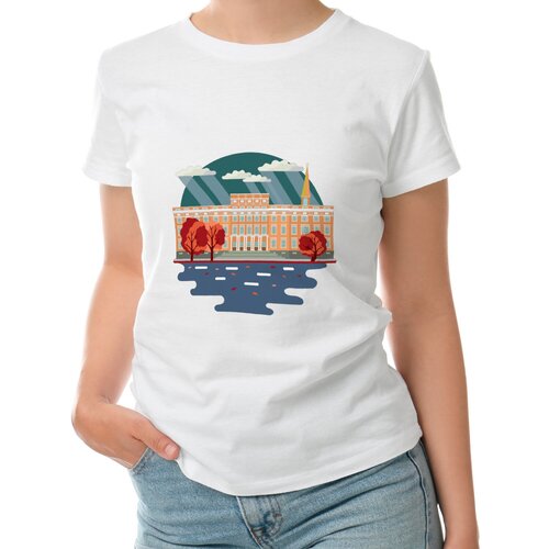 фото Футболка roly, размер s, белый