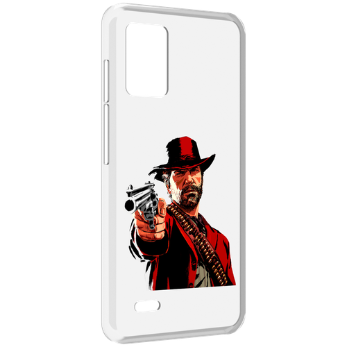 Чехол MyPads Red-Dead-Redemption-2-РДР-2 для UMIDIGI Bison X10S / Bison X10G задняя-панель-накладка-бампер чехол mypads медведь в шапке 2 для umidigi bison x10s bison x10g задняя панель накладка бампер