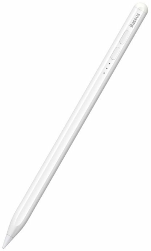 Стилус Baseus Smooth Writing Active Stylus with LED Indicators White (Including: Universal Type-C data cable 3A 0.3m white x 1 + Active tip x 1) (SXBC000202)