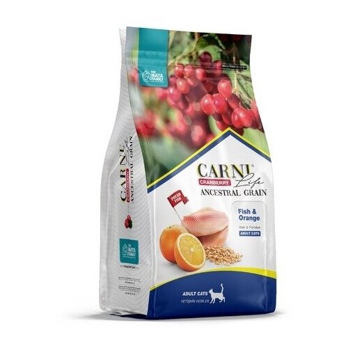 CARNI LIFE Корм для кошек Adult Рыба апельсин клюква