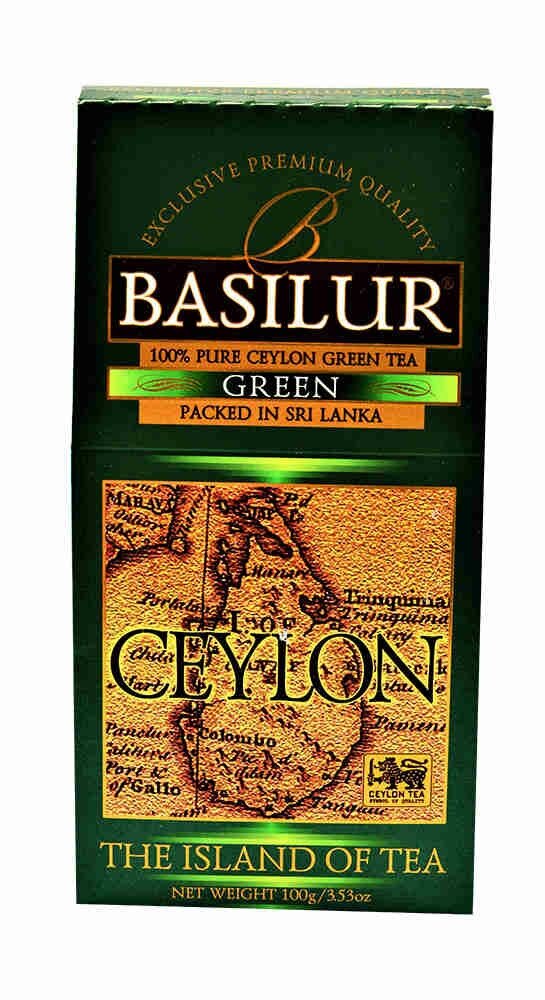 Чай зеленый Basilur Остров зеленый 100г Basilur Tea Export - фото №9