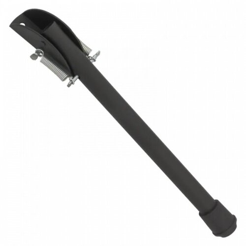 Упор для двери, калитки, откидной с пружиной. Цвет черный. Огромный 320 мм.