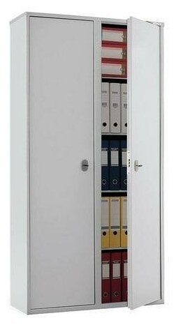 Шкаф металлический для документов практик SL-185/2, 1800х920х340 мм, 2 отделения, 85 кг, сварной