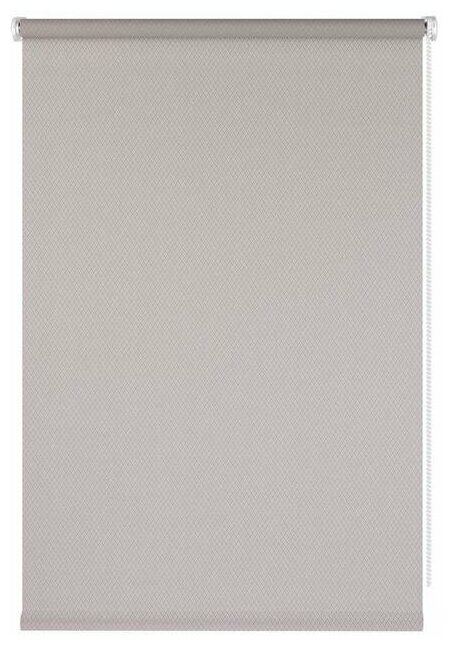 Штора рулонная Ribbed 50x160 см серый - фотография № 5