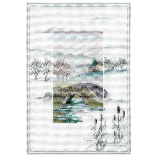 фото Набор для вышивания winter bridge derwentwater designs