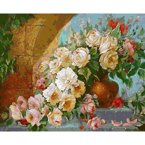Белоснежка Картина по номерам Королевский букет (035-AB), 40 x 50 см, разноцветный белоснежка картина по номерам букет и грибы 226 ab 40 x 50 см разноцветный