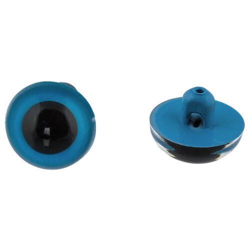 HobbyBe Глаза кристальные пришивные, CRP- 10-5, 24 шт. голубой 10 см