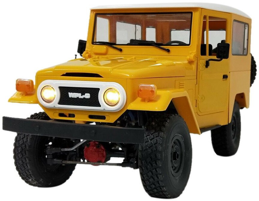 Радиоуправляемая машина WPL Toyota FJ40 (желтая) KIT масштаб 1:16 4WD 2.4G - WPLC-34KM-Yellow