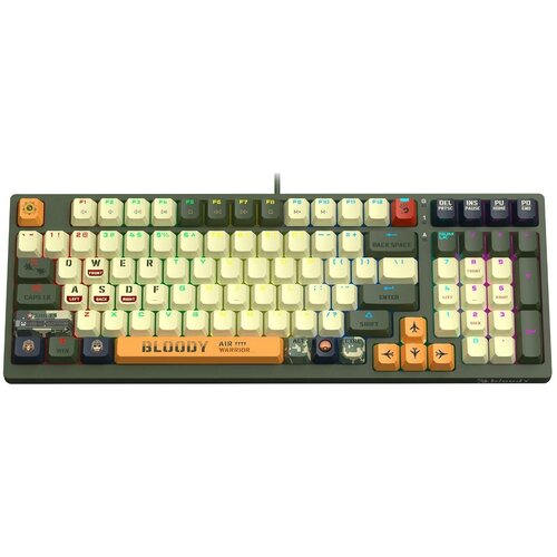 Игровая клавиатура A4Tech Bloody S98 AVIATOR Green 599900₽