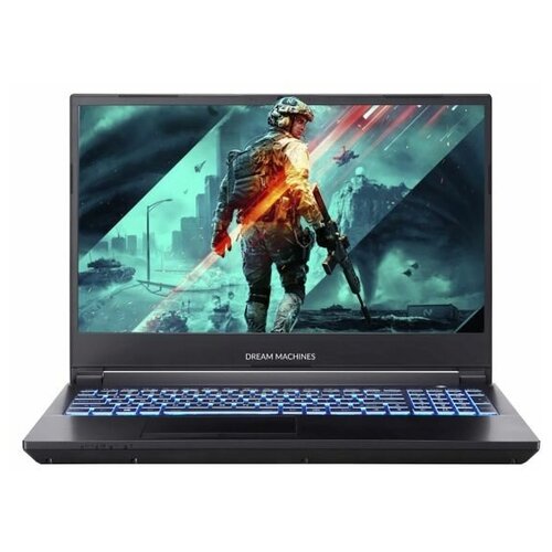 Ноутбук Dream Machines RT3070-15KZ30 Черный Ryzen 5 5600X 16G 1Tb SSD 156 FHD IPS NV RTX 3070 8Gb WiFi BT NoOS 11588000₽