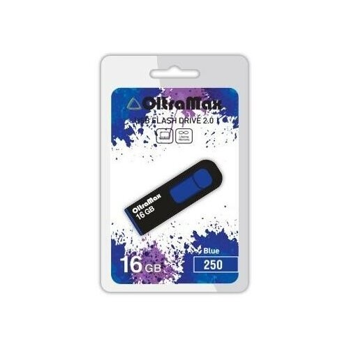 Флешка OLTRAMAX OM-16GB-250 синий флешка oltramax om 16gb 250 синий