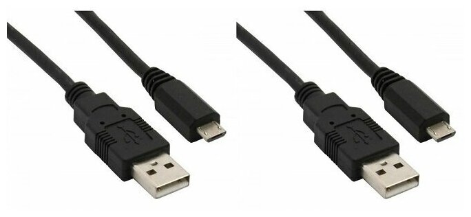 VS, Кабель USB2.0 A вилка - Micro USB вилка, 1,8 метра