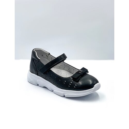 Туфли FESS, размер 36, черный туфли для девочек ulknn новинка 2022 туфли для девочек с полями туфли для маленьких принцесс детские туфли со стразами красные туфли для дево