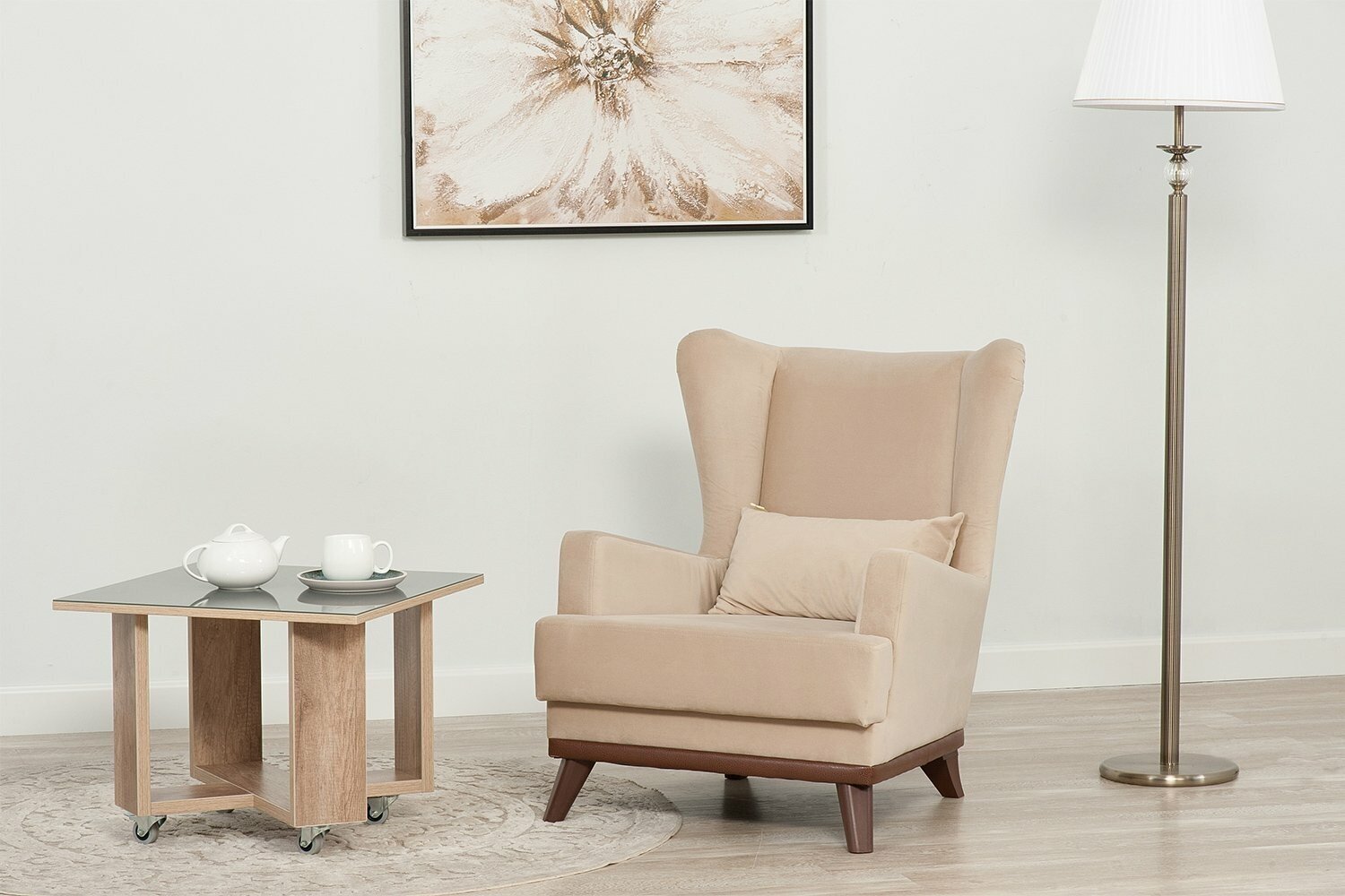 Кресло Hoff Людвиг, цвет светло-коричневый