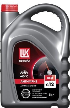 Антифриз Лукойл Red G12 готовый красный 5 л